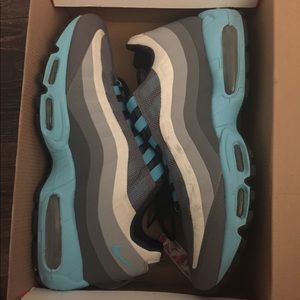 Air max 95 gamma blue size 11 worn twice